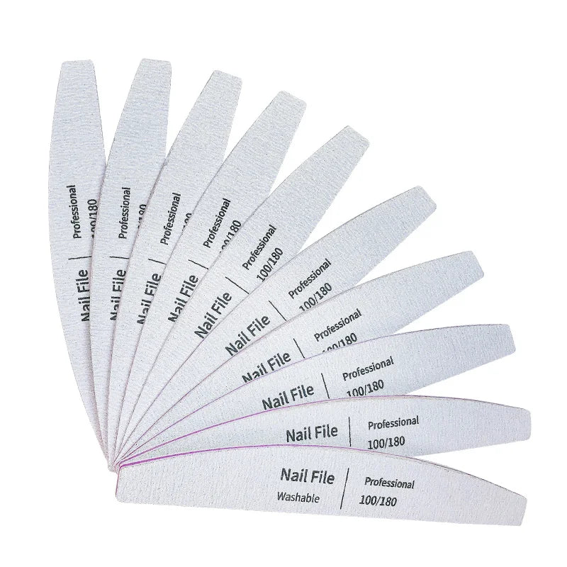 Nail File Professional Tools for Manicure Lime Gel Set Polisher