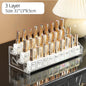 Layers Acrylic Nail Polish Display Rack Transparent Cosmetic Organizer 3/4/5/6/7