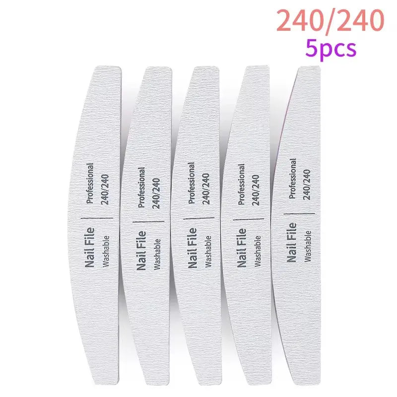 Nail File Professional Tools for Manicure Lime Gel Set Polisher