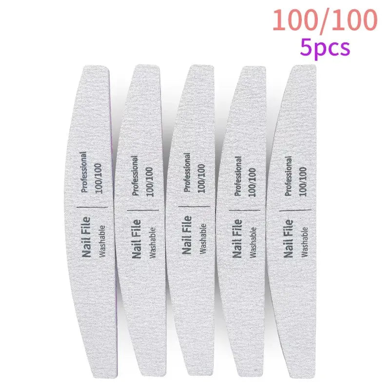 Nail File Professional Tools for Manicure Lime Gel Set Polisher