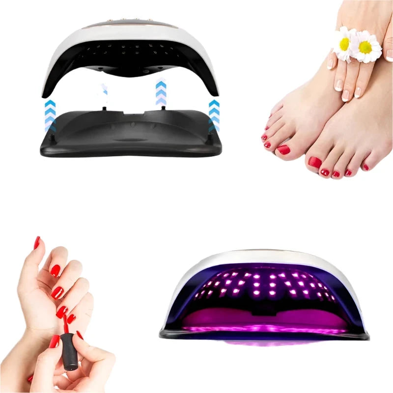 LED Nail Lamp -Fast Curing for All polishes,Professional 72W UV LED Lamp