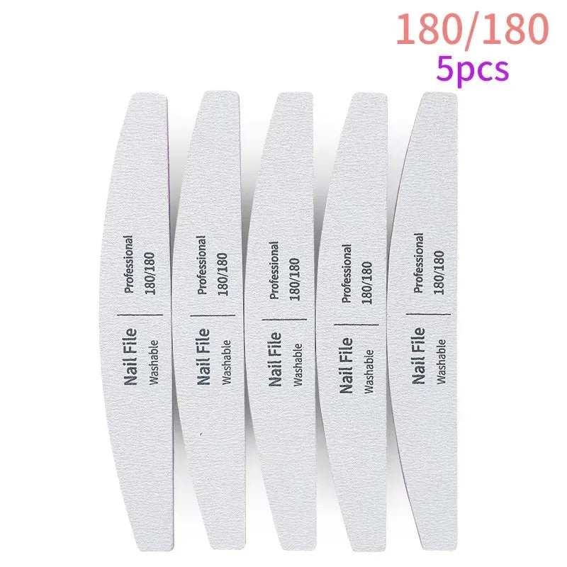 Nail File Professional Tools for Manicure Lime Gel Set Polisher