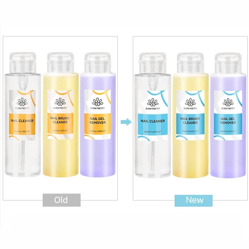 Nail Gel Remover Nail Brush Cleaner Nail Polish Cleaner Solution Liquid Manicure 500ml