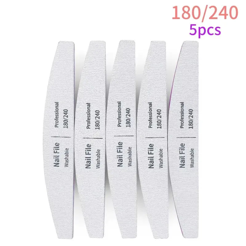 Nail File Professional Tools for Manicure Lime Gel Set Polisher