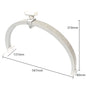 Half Moon Nail Table Lamp 56cm Foldable LED Manicure Desktop Light