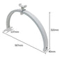 Half Moon Nail Table Lamp 56cm Foldable LED Manicure Desktop Light