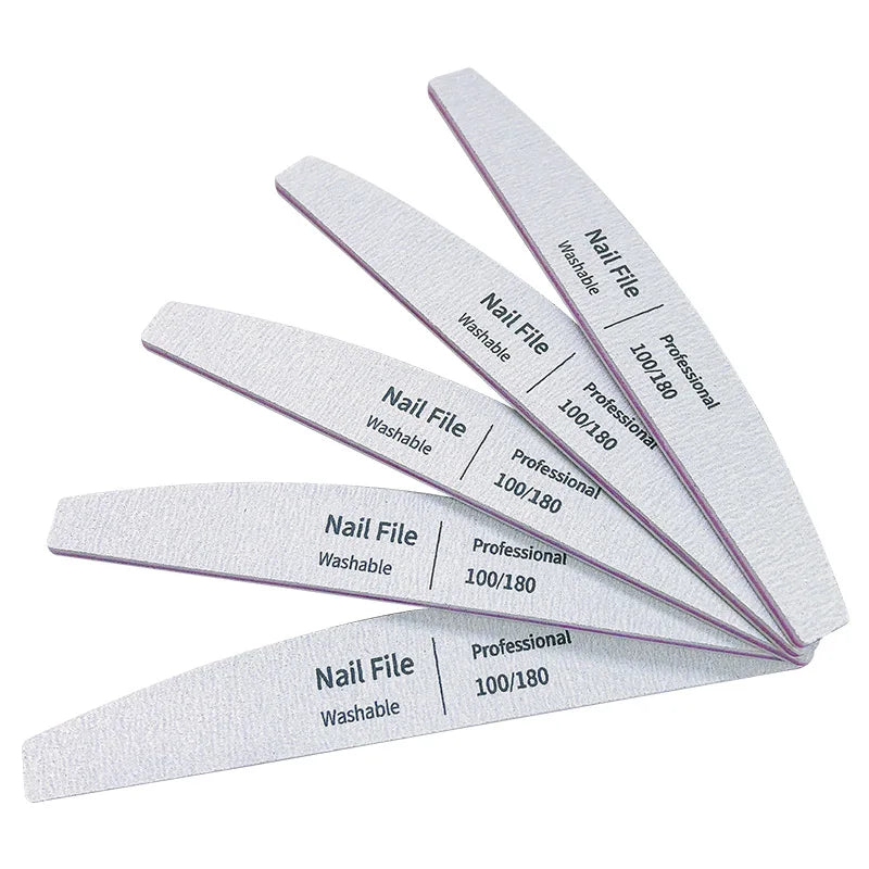 Nail File Professional Tools for Manicure Lime Gel Set Polisher