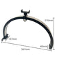 Half Moon Nail Table Lamp 56cm Foldable LED Manicure Desktop Light