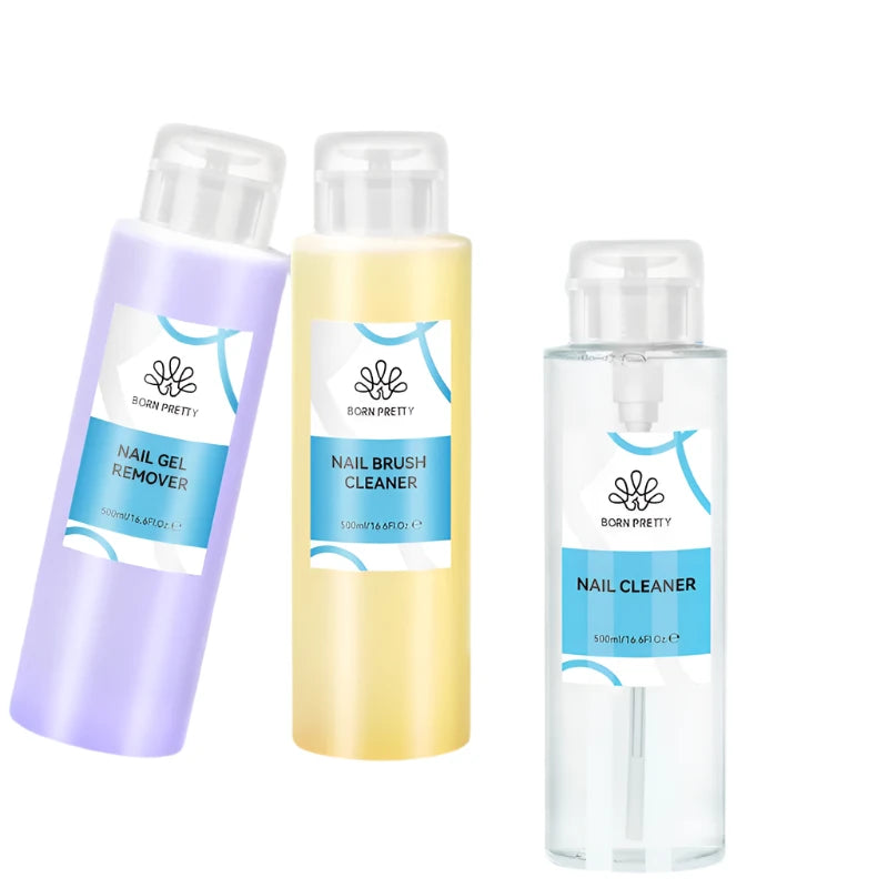 Nail Gel Remover Nail Brush Cleaner Nail Polish Cleaner Solution Liquid Manicure 500ml